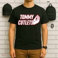 Ny Italian Hand Gesture Tommy Cutlets Football Quarterback T-Shirt thumb 6