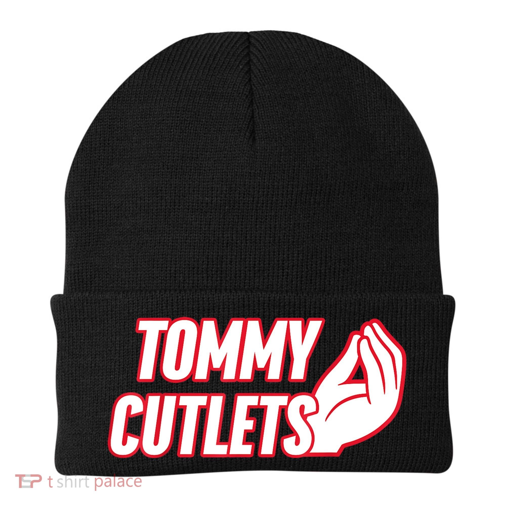 Ny Italian Hand Gesture Tommy Cutlets Football Quarterback Beanie