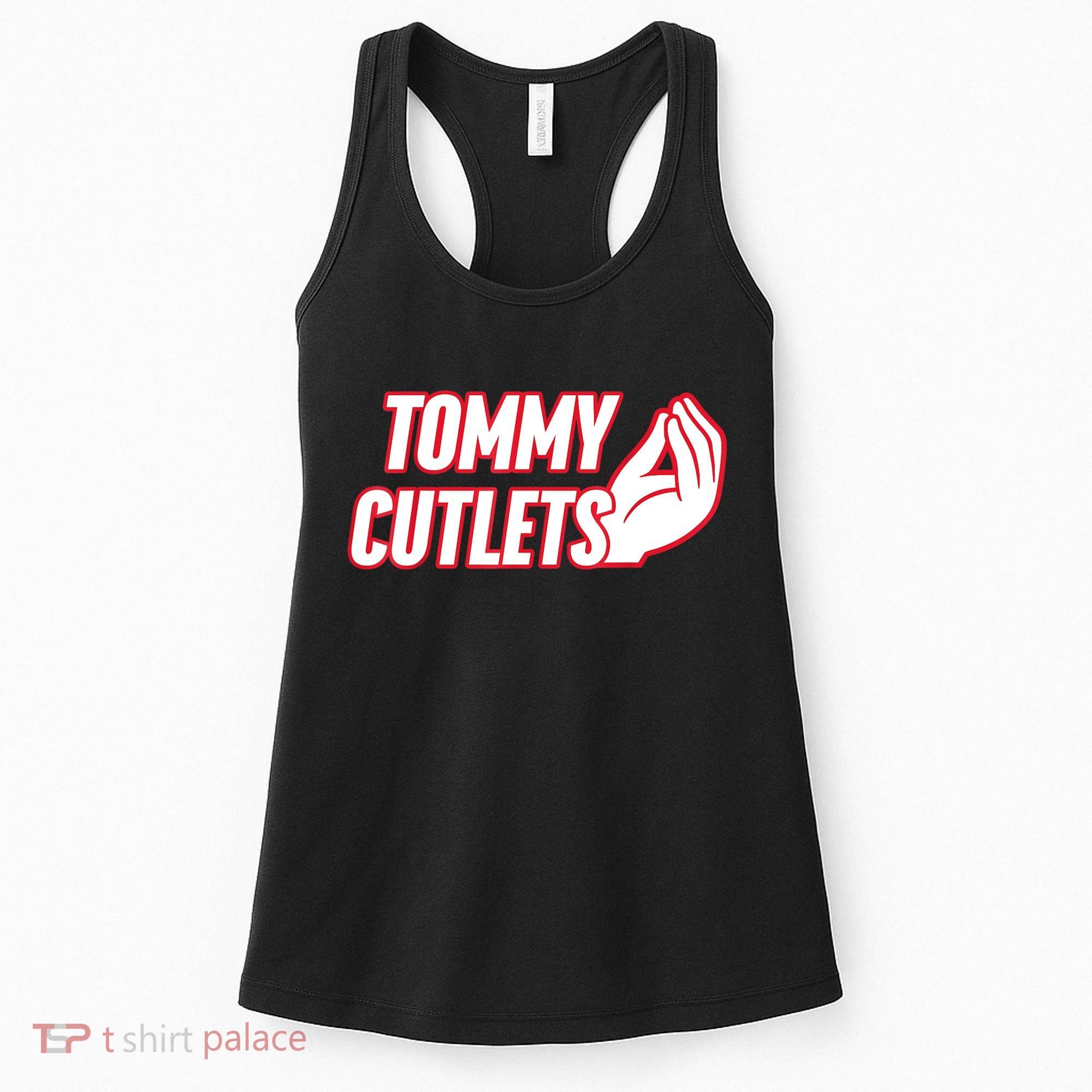 Ny Italian Hand Gesture Tommy Cutlets Football Quarterback Women's Tank Top