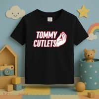 Ny Italian Hand Gesture Tommy Cutlets Football Quarterback Toddler T-Shirt thumb 3