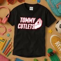 Ny Italian Hand Gesture Tommy Cutlets Football Quarterback Kids T-Shirt thumb 3