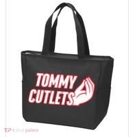 Ny Italian Hand Gesture Tommy Cutlets Football Quarterback Tote Bag thumb 3