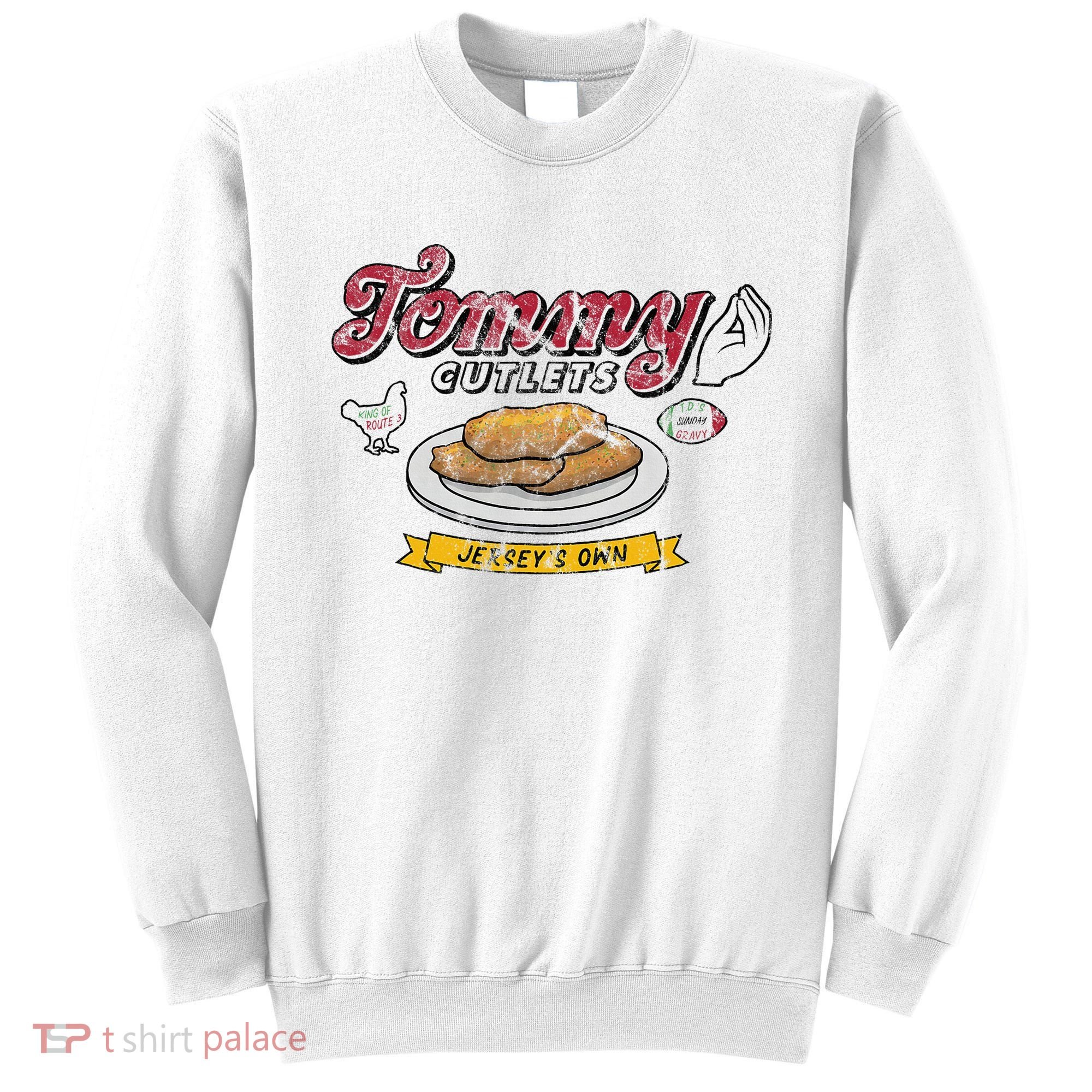 Ny Italian Hand Gesture Tommy Cutlets Football Quarterback Sweatshirt
