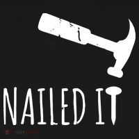 Nailed It Hammer And Nail Woodworking Carpentry Toddler Hoodie thumb 2