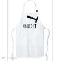 Nailed It Hammer And Nail Woodworking Carpentry Apron thumb 0