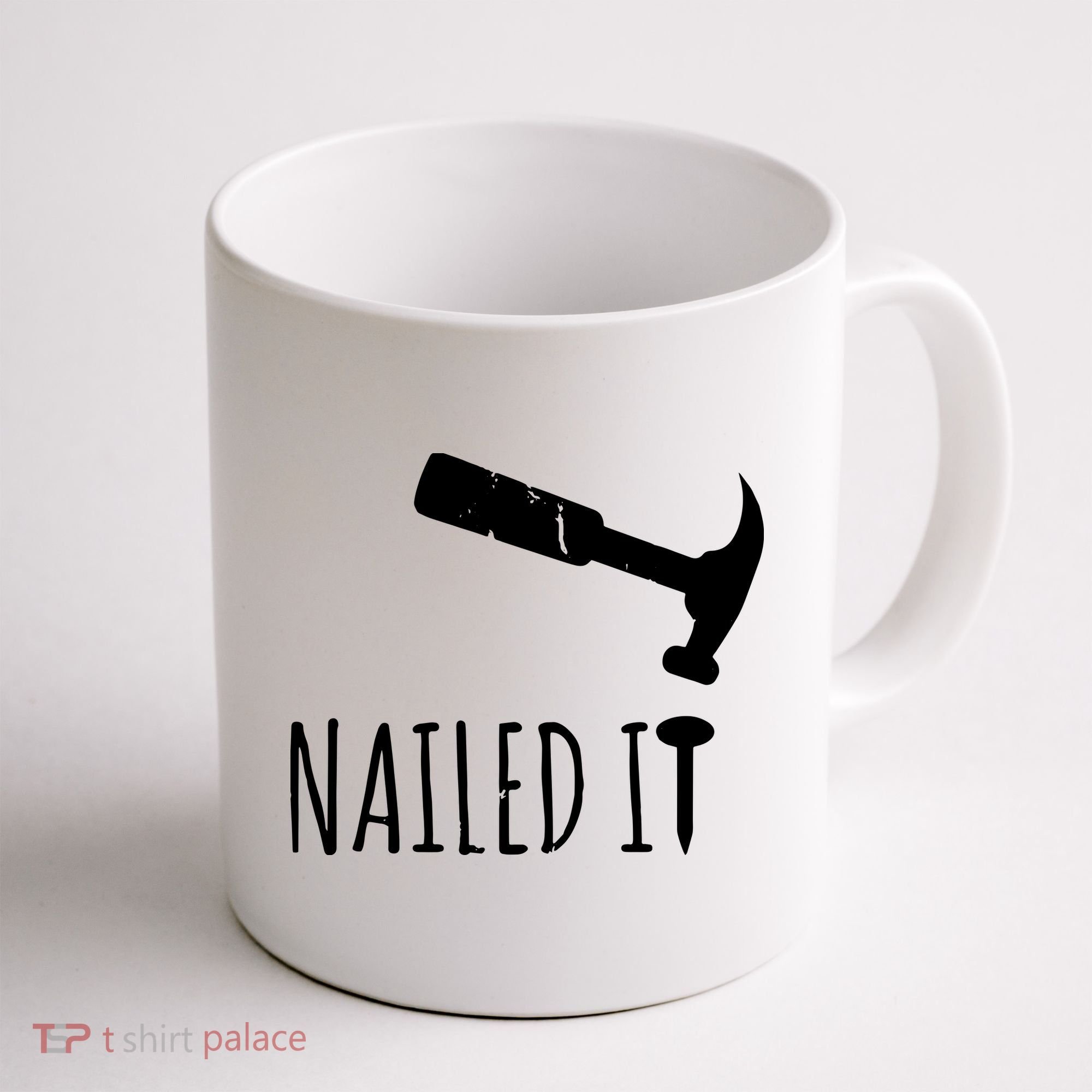 Nailed It Hammer And Nail Woodworking Carpentry Coffee Mug
