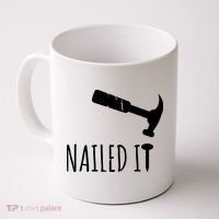 Nailed It Hammer And Nail Woodworking Carpentry Coffee Mug thumb 0