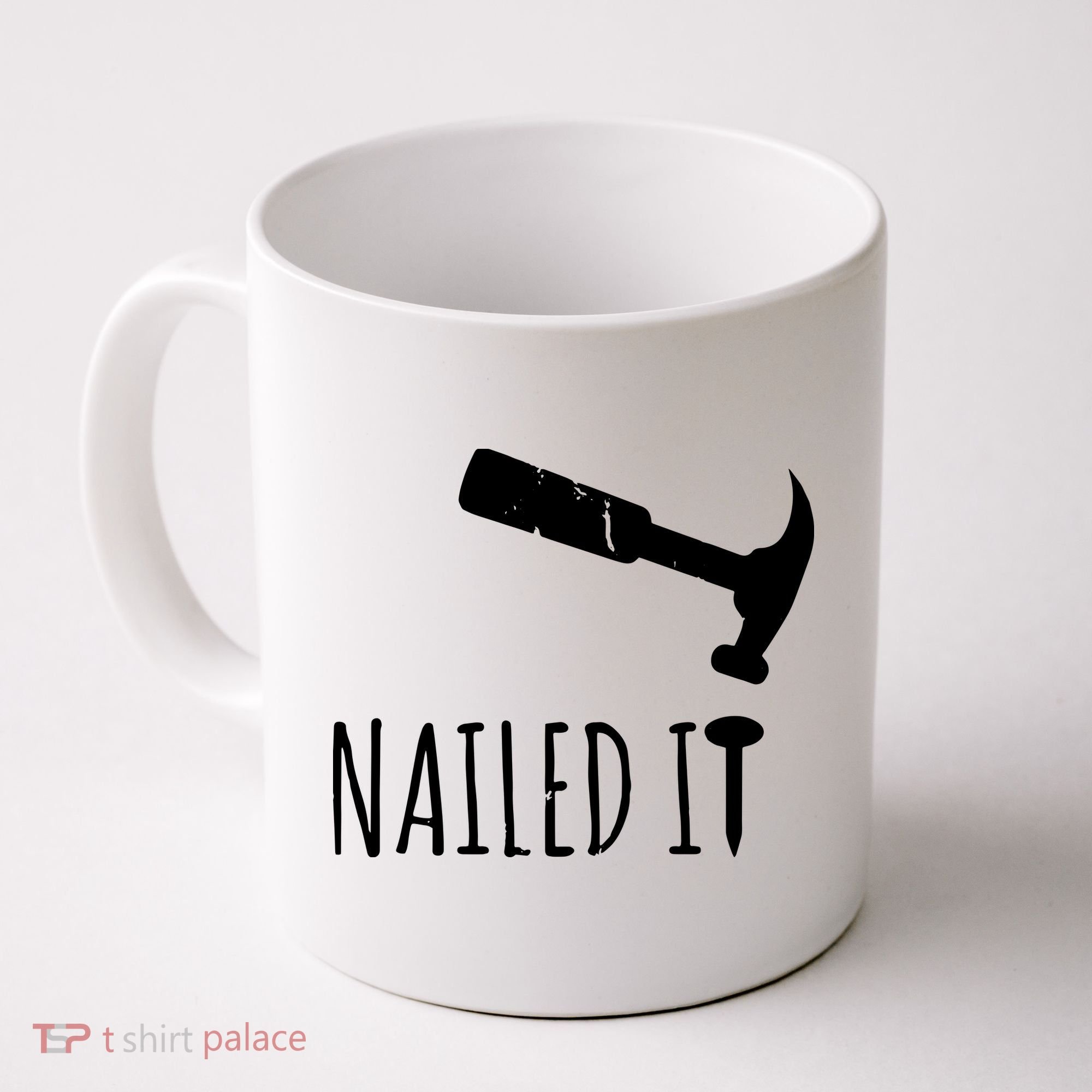Nailed It Hammer And Nail Woodworking Carpentry Coffee Mug