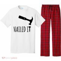 Nailed It Hammer And Nail Woodworking Carpentry Pajama Set thumb 0