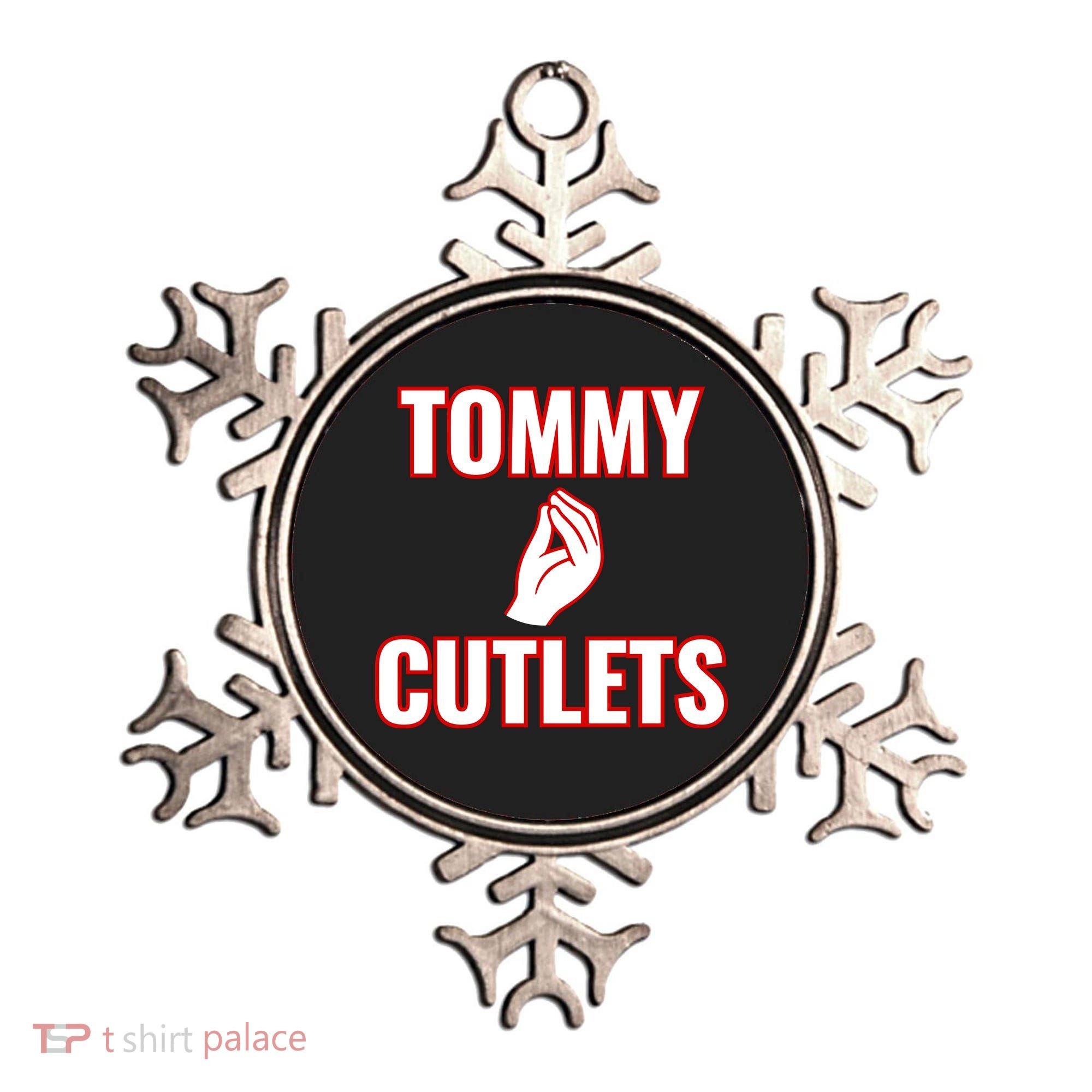 Ny Italian Hand Gesture Tommy Cutlets Football Quarterback Ornament