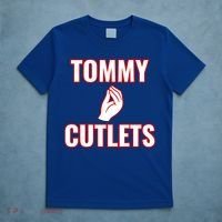 Ny Italian Hand Gesture Tommy Cutlets Football Quarterback T-Shirt thumb 5