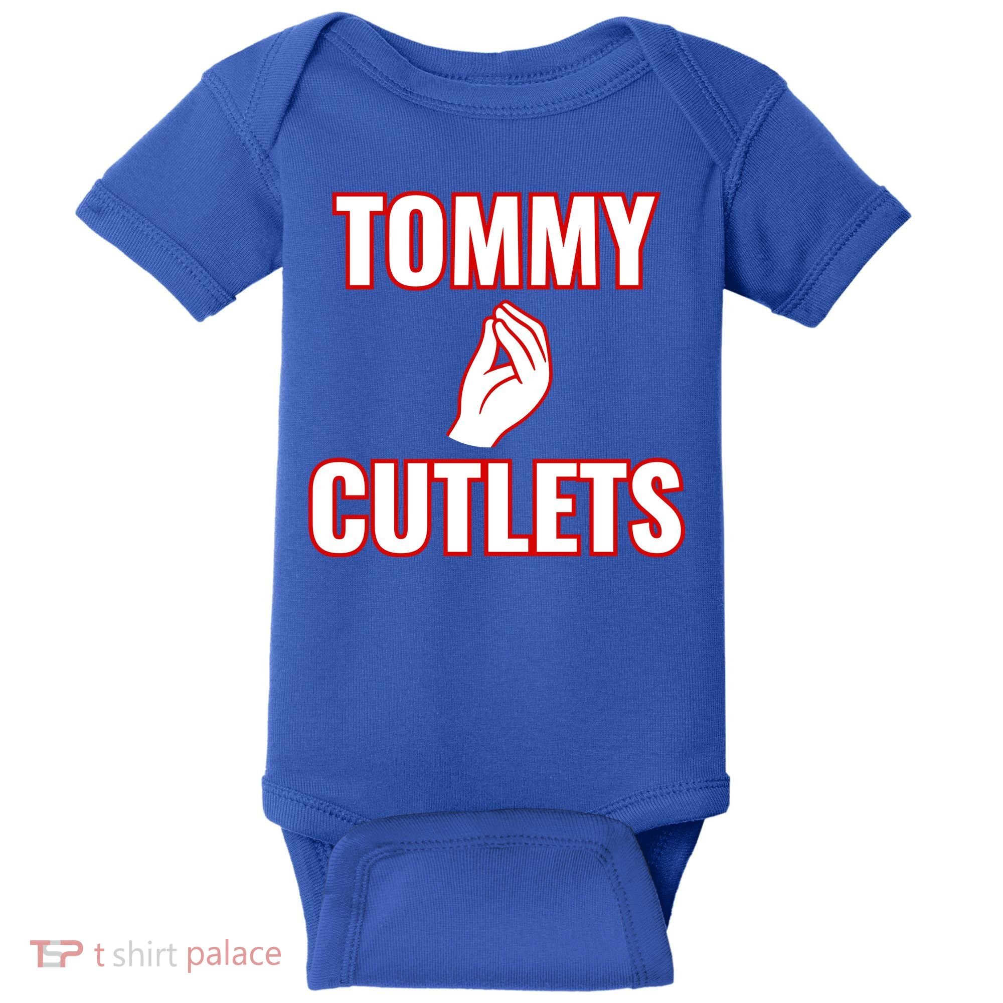 Ny Italian Hand Gesture Tommy Cutlets Football Quarterback Baby Bodysuit