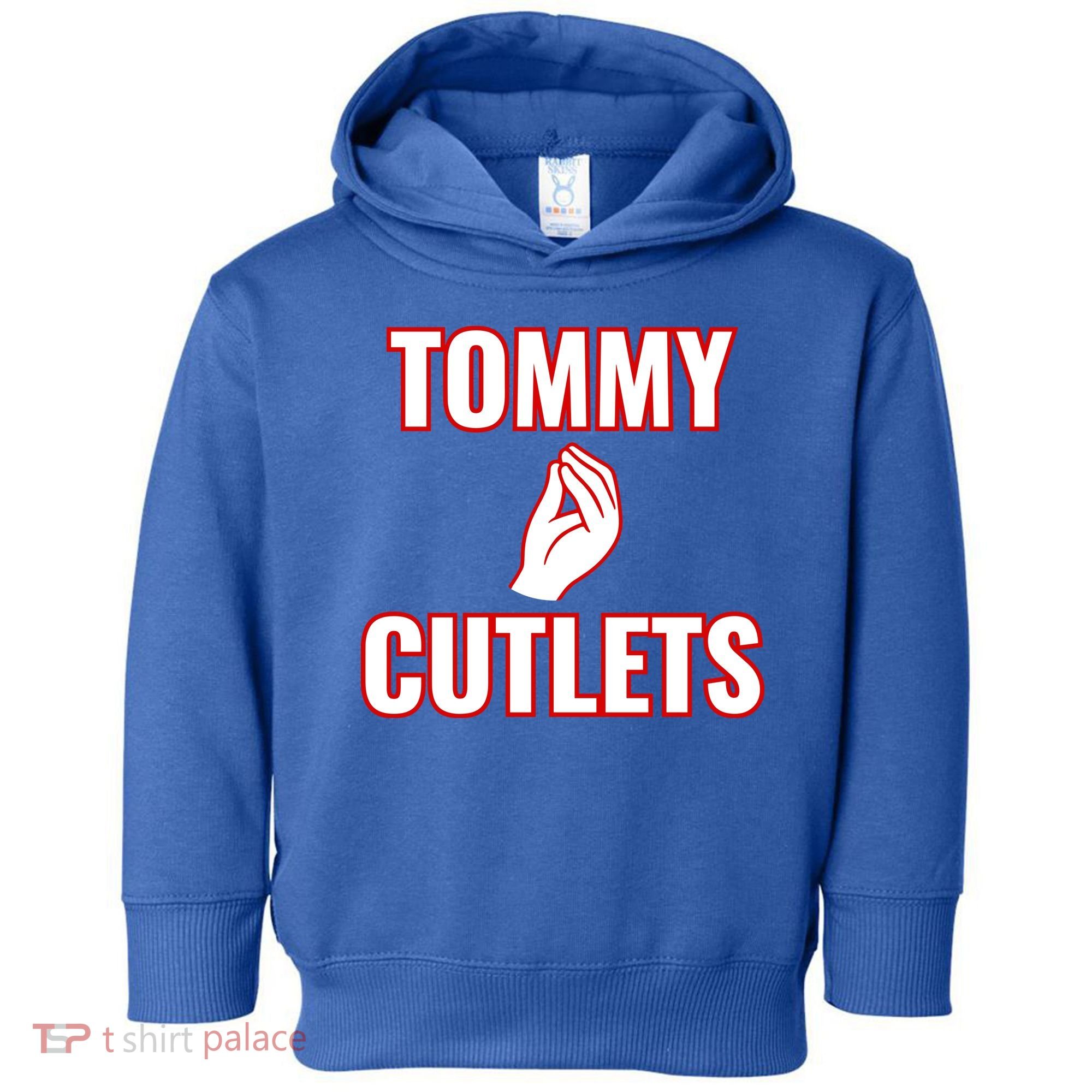 Ny Italian Hand Gesture Tommy Cutlets Football Quarterback Toddler Hoodie