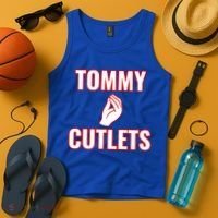 Ny Italian Hand Gesture Tommy Cutlets Football Quarterback Tank Top thumb 4