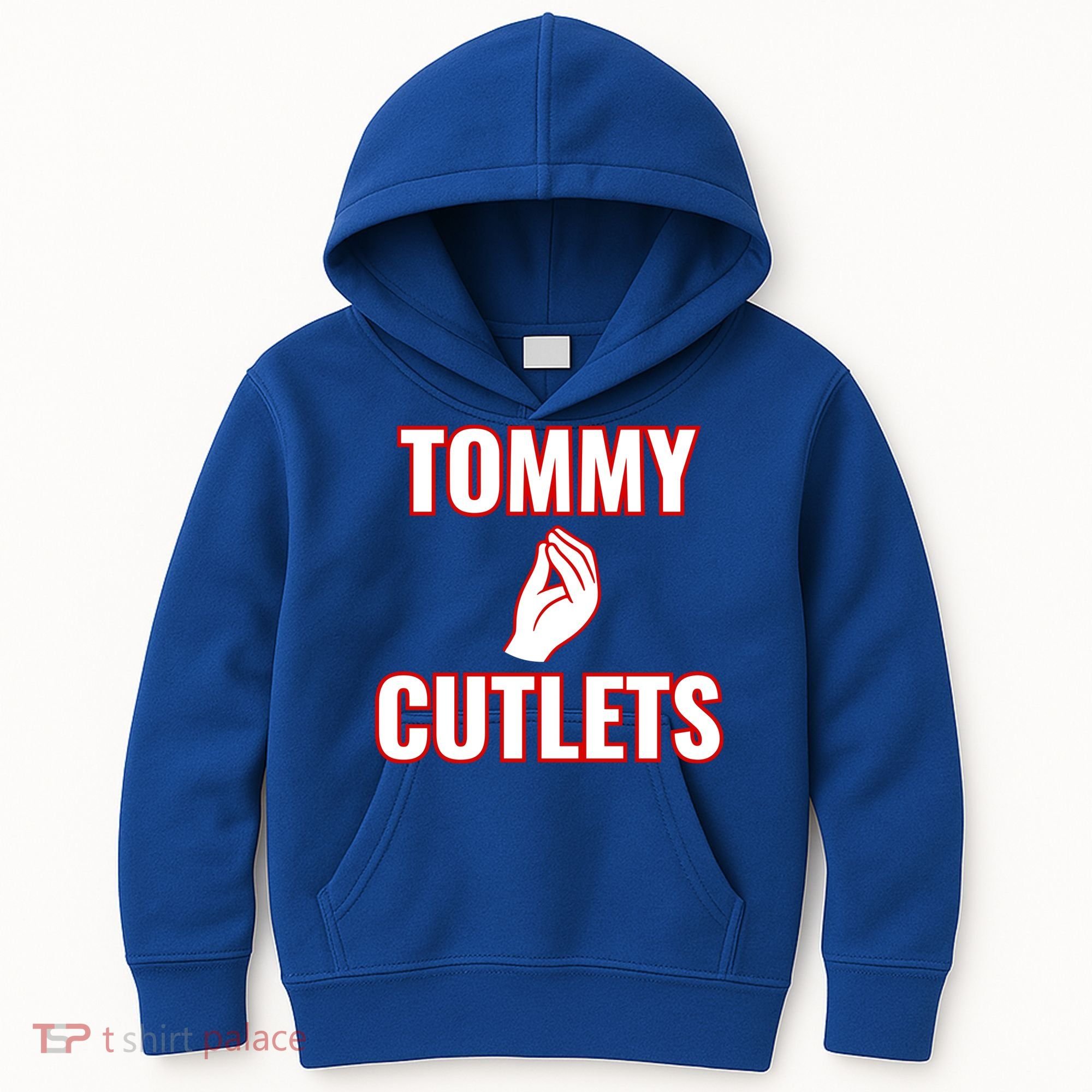 Ny Italian Hand Gesture Tommy Cutlets Football Quarterback Kids Hoodie