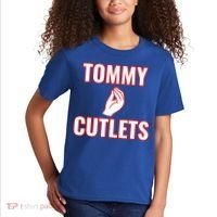 Ny Italian Hand Gesture Tommy Cutlets Football Quarterback Kids T-Shirt thumb 2
