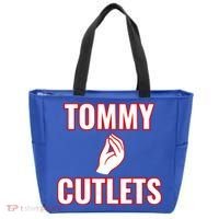 Ny Italian Hand Gesture Tommy Cutlets Football Quarterback Tote Bag thumb 0