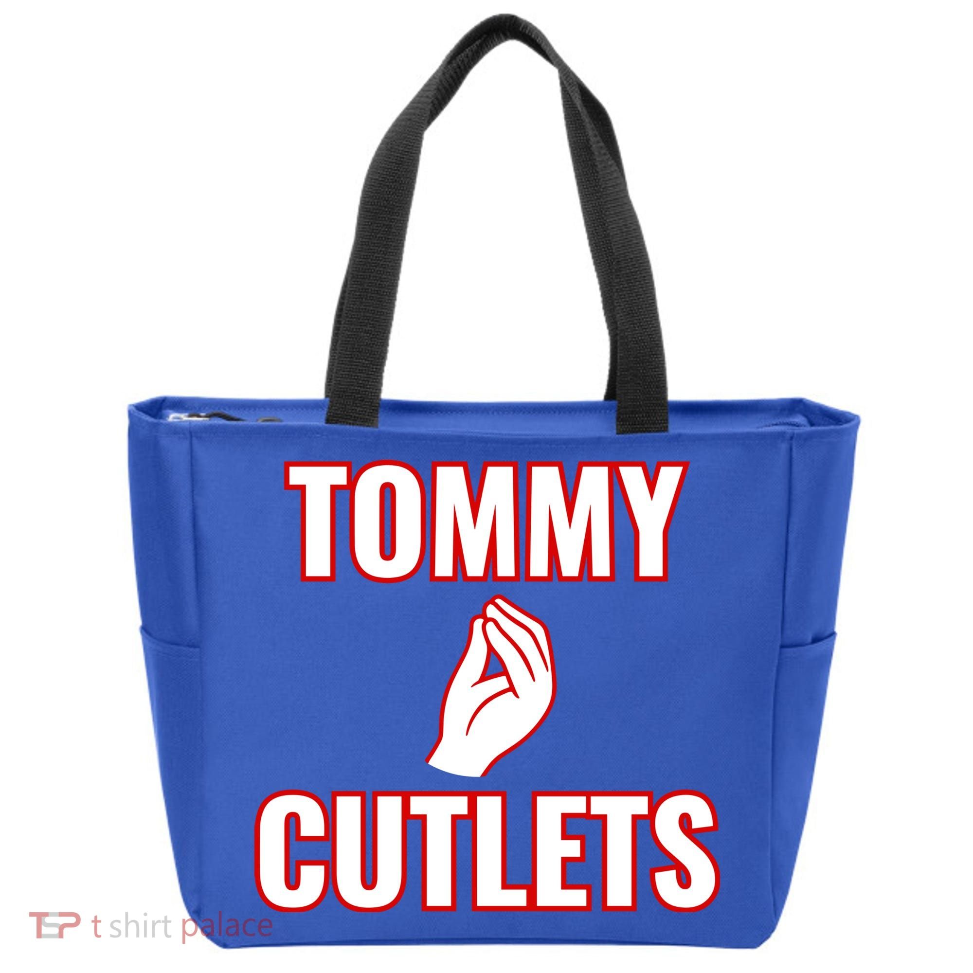 Ny Italian Hand Gesture Tommy Cutlets Football Quarterback Tote Bag