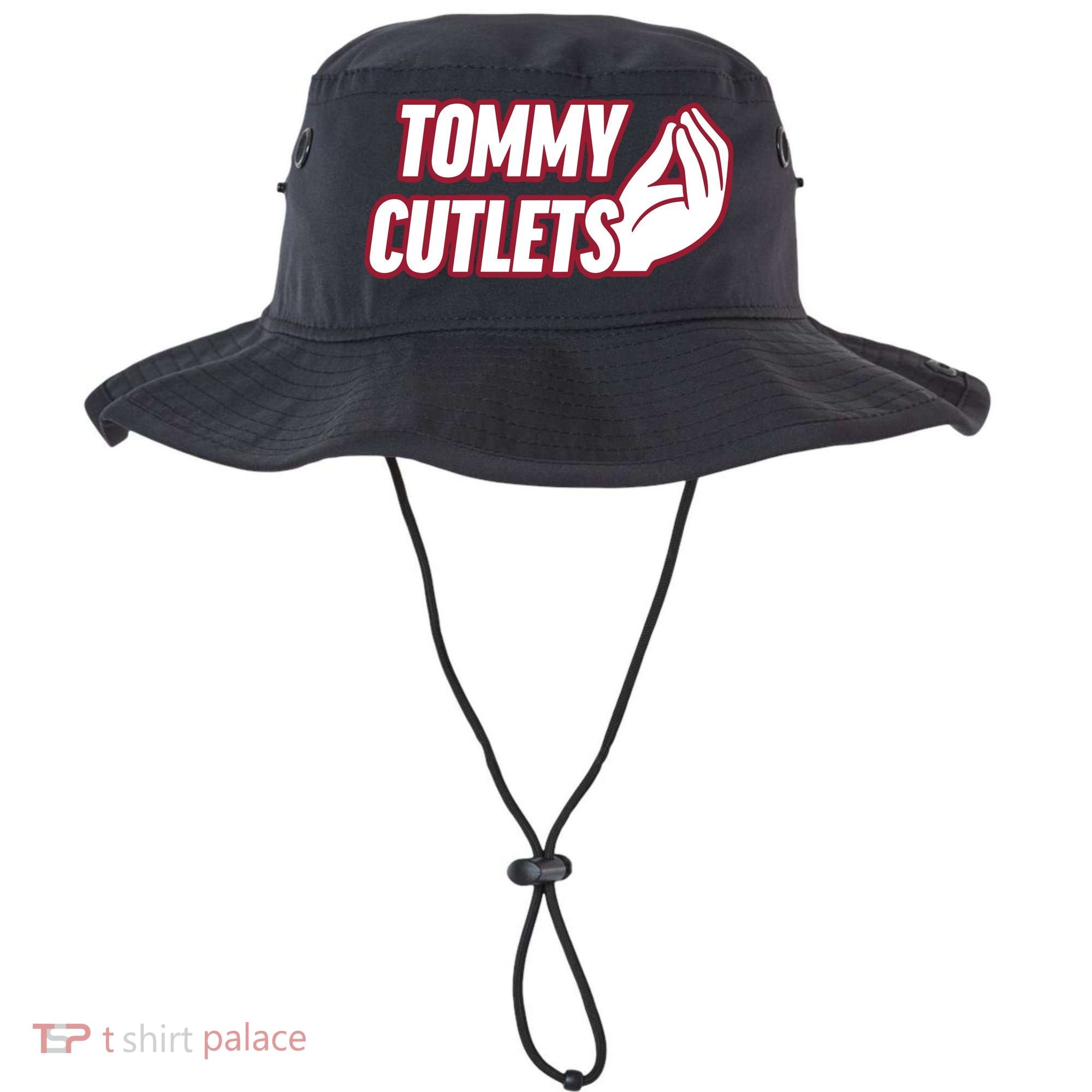 Ny Italian Hand Gesture Tommy Cutlets Football Quarterback Bucket Hat