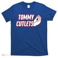 Ny Italian Hand Gesture Tommy Cutlets Football Quarterback T-Shirt thumb 0