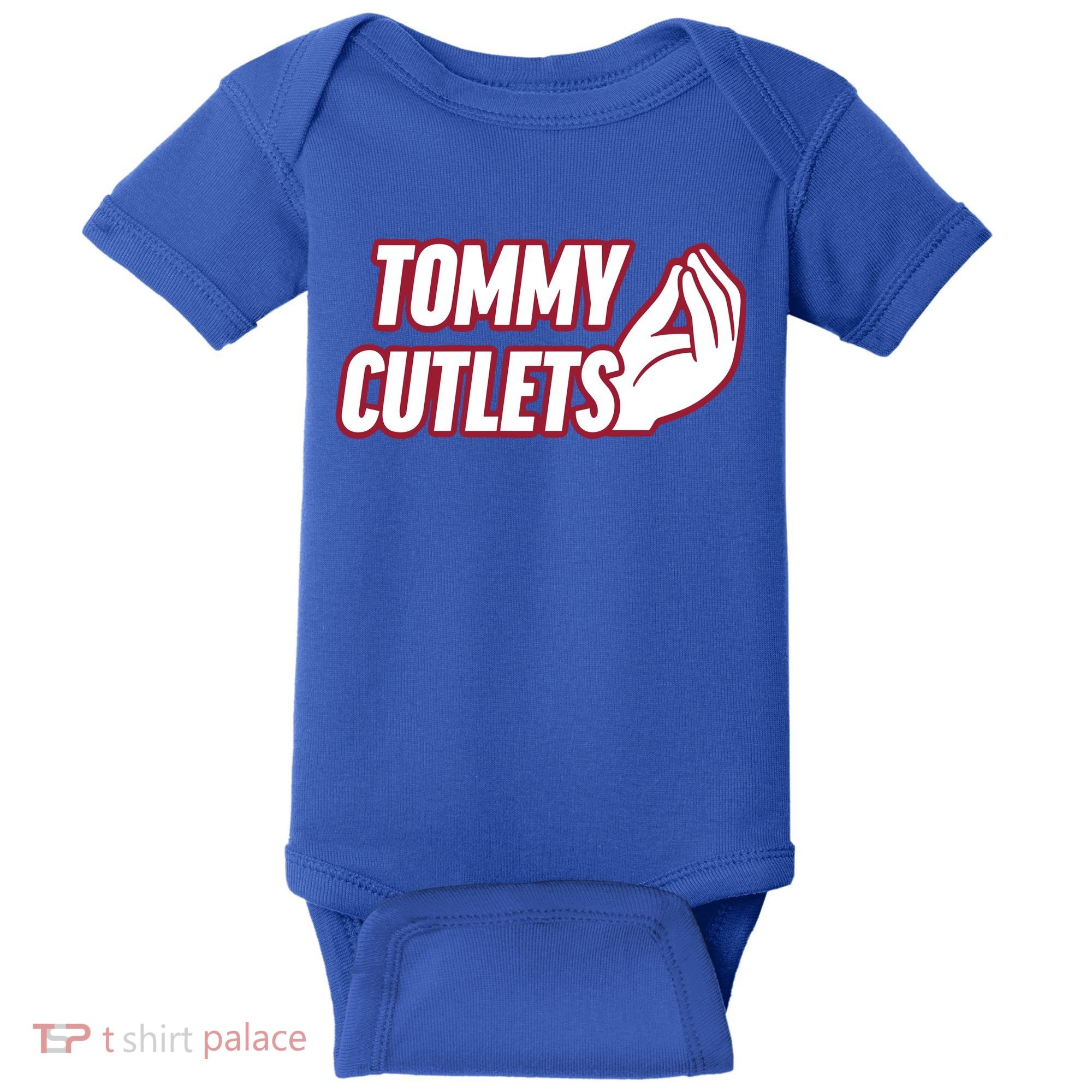 Ny Italian Hand Gesture Tommy Cutlets Football Quarterback Baby Bodysuit