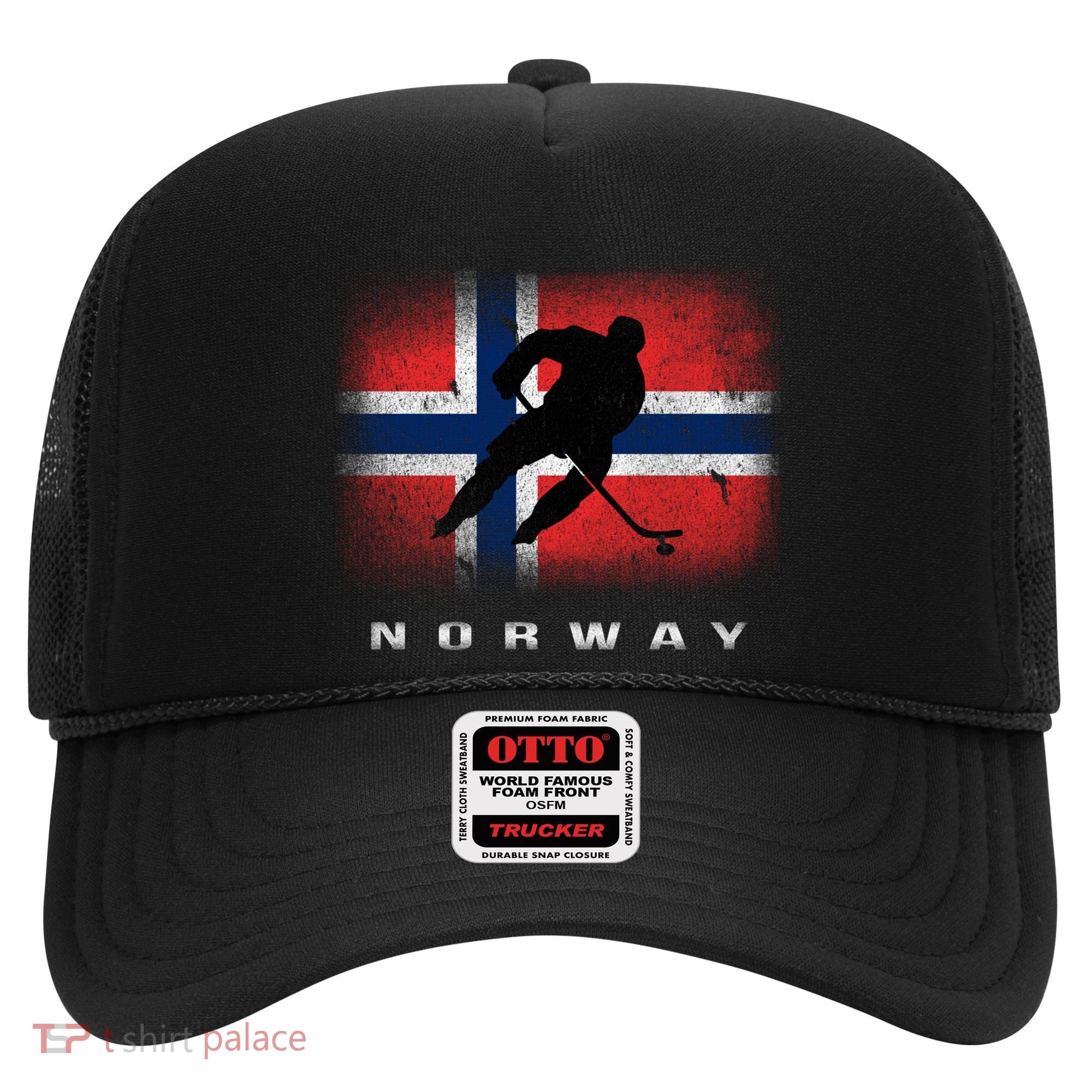Norway Ice Hockey Norwegian Flag Norge Gift Hat