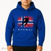 Norway Ice Hockey Norwegian Flag Norge Gift Hoodie thumb 2