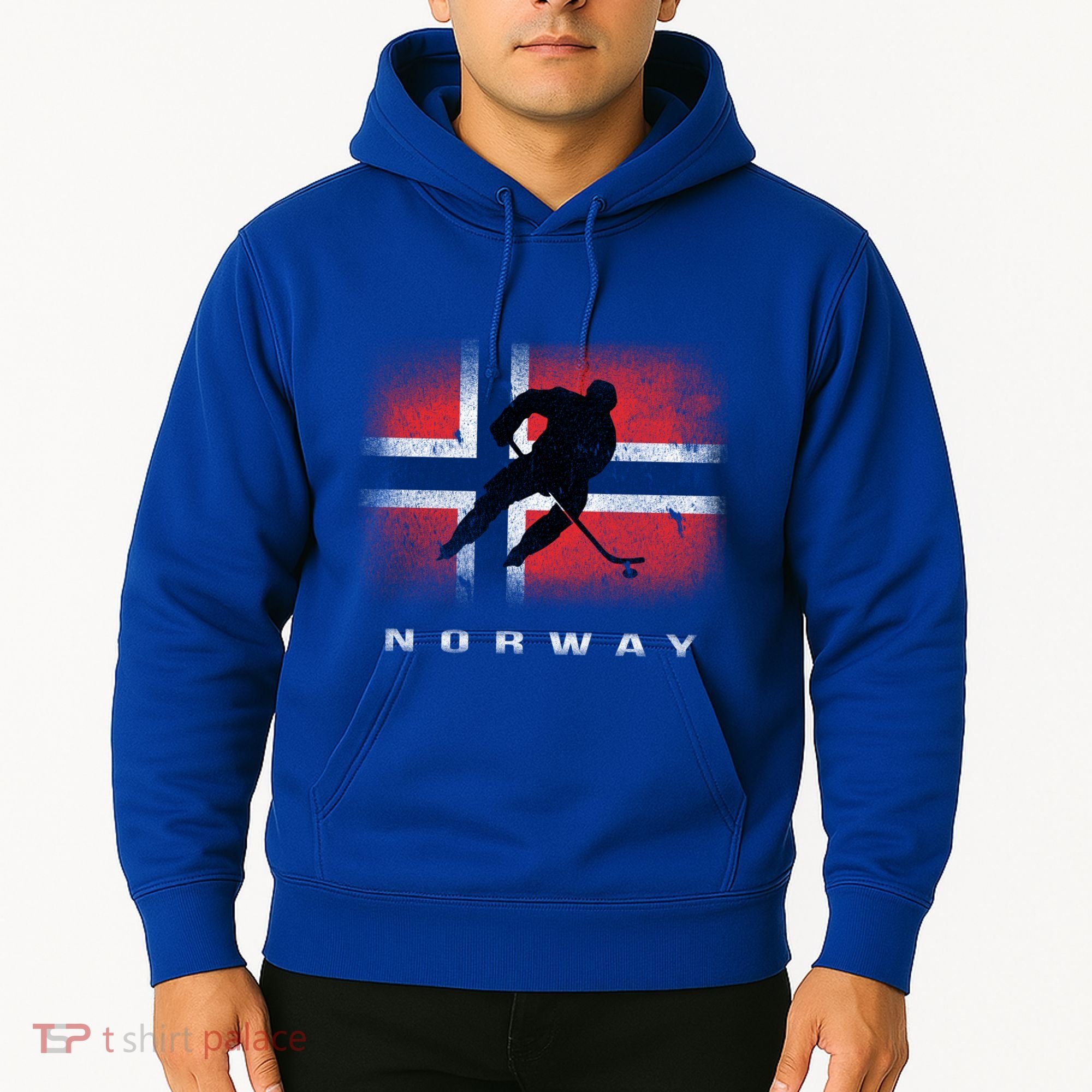 Norway Ice Hockey Norwegian Flag Norge Gift Hoodie