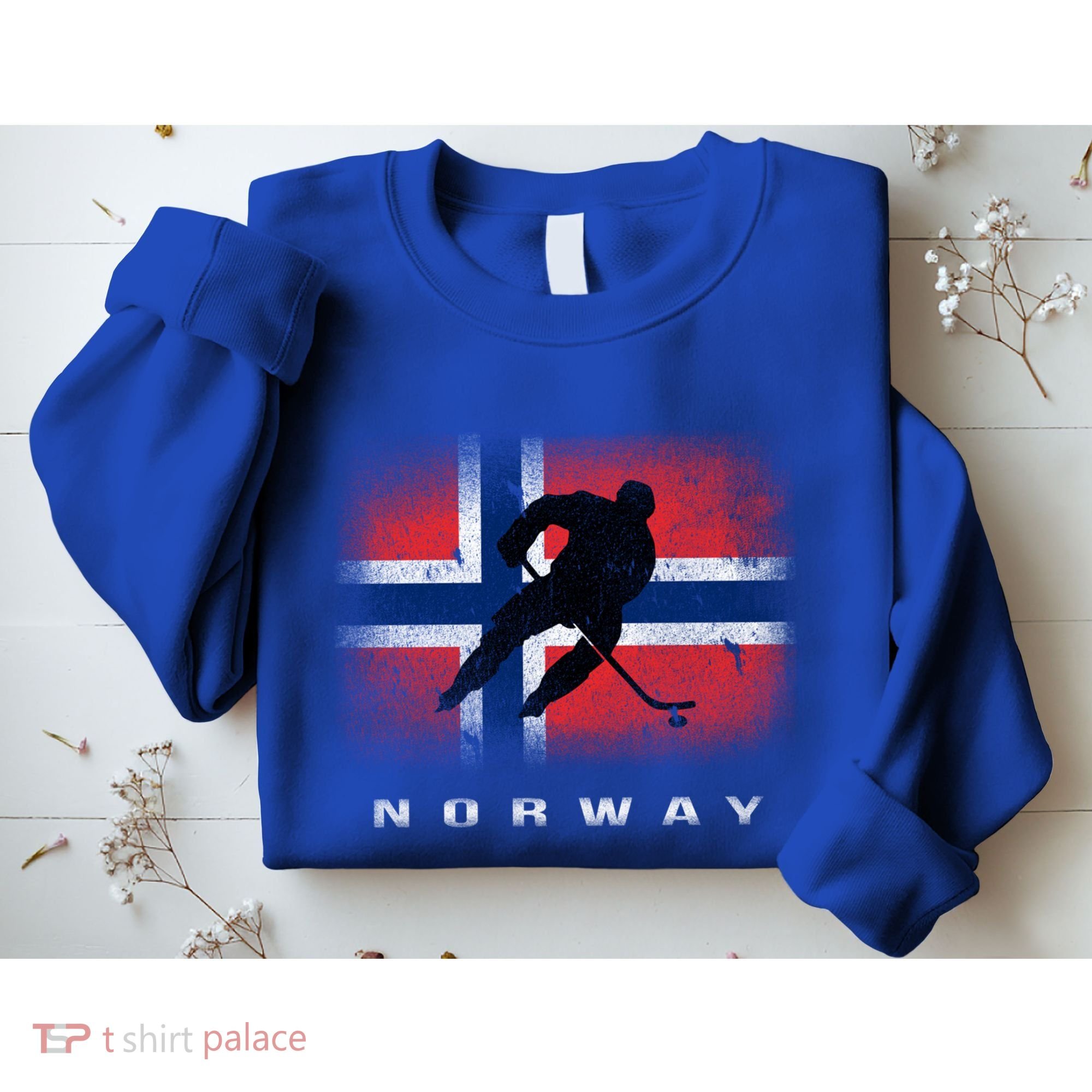 Norway Ice Hockey Norwegian Flag Norge Gift Sweatshirt
