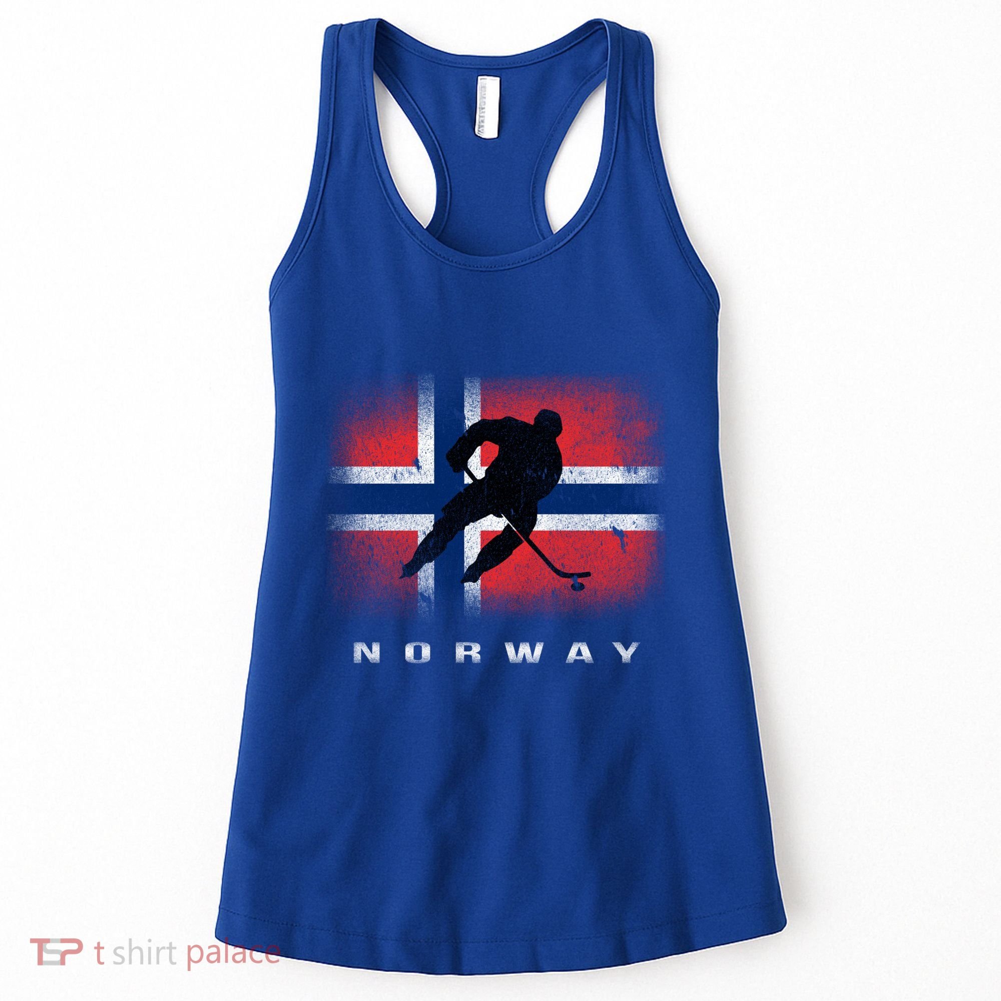 Norway Ice Hockey Norwegian Flag Norge Gift Women's Tank Top