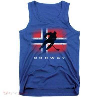Norway Ice Hockey Norwegian Flag Norge Gift Tank Top