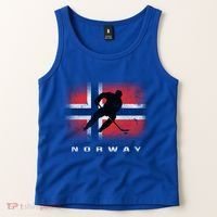 Norway Ice Hockey Norwegian Flag Norge Gift Tank Top thumb 2