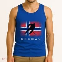 Norway Ice Hockey Norwegian Flag Norge Gift Tank Top thumb 3