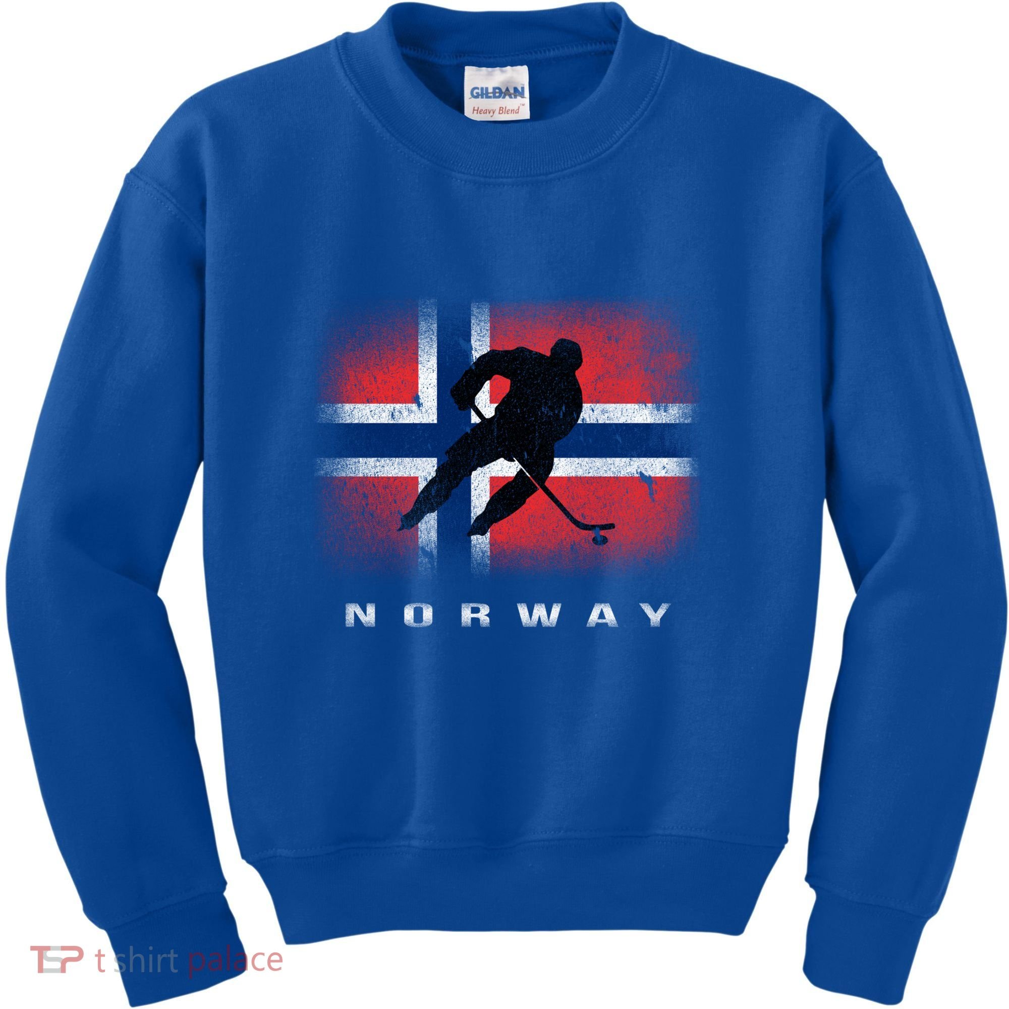 Norway Ice Hockey Norwegian Flag Norge Gift Kids Sweatshirt