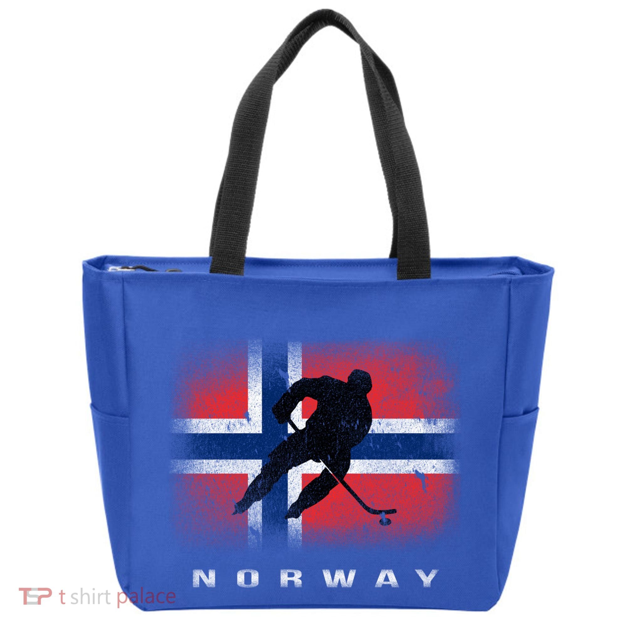Norway Ice Hockey Norwegian Flag Norge Gift Tote Bag