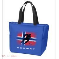 Norway Ice Hockey Norwegian Flag Norge Gift Tote Bag thumb 3