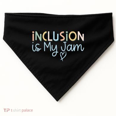 Neurodiversity Inclusion Is My Jam Autism Special Needs Mom USA-Made Doggie Bandana