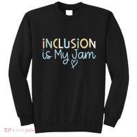 Neurodiversity Inclusion Is My Jam Autism Special Needs Mom Sweatshirt thumb 0