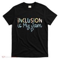 Neurodiversity Inclusion Is My Jam Autism Special Needs Mom T-Shirt thumb 0