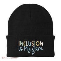 Neurodiversity Inclusion Is My Jam Autism Special Needs Mom Beanie thumb 0