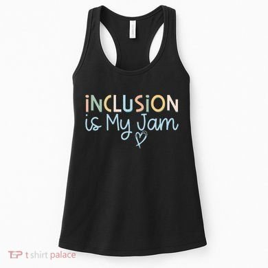 Neurodiversity Inclusion Is My Jam Autism Special Needs Mom Women's Tank Top