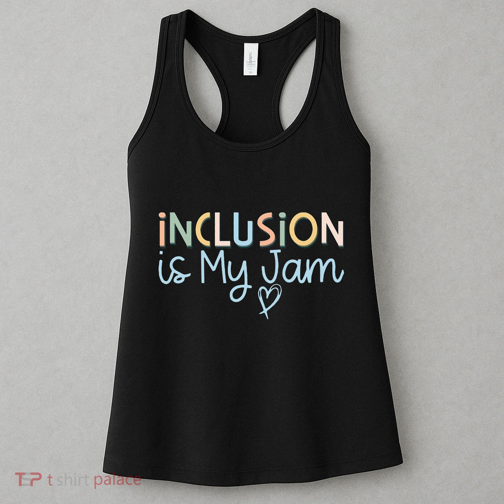 Neurodiversity Inclusion Is My Jam Autism Special Needs Mom Women's Tank Top