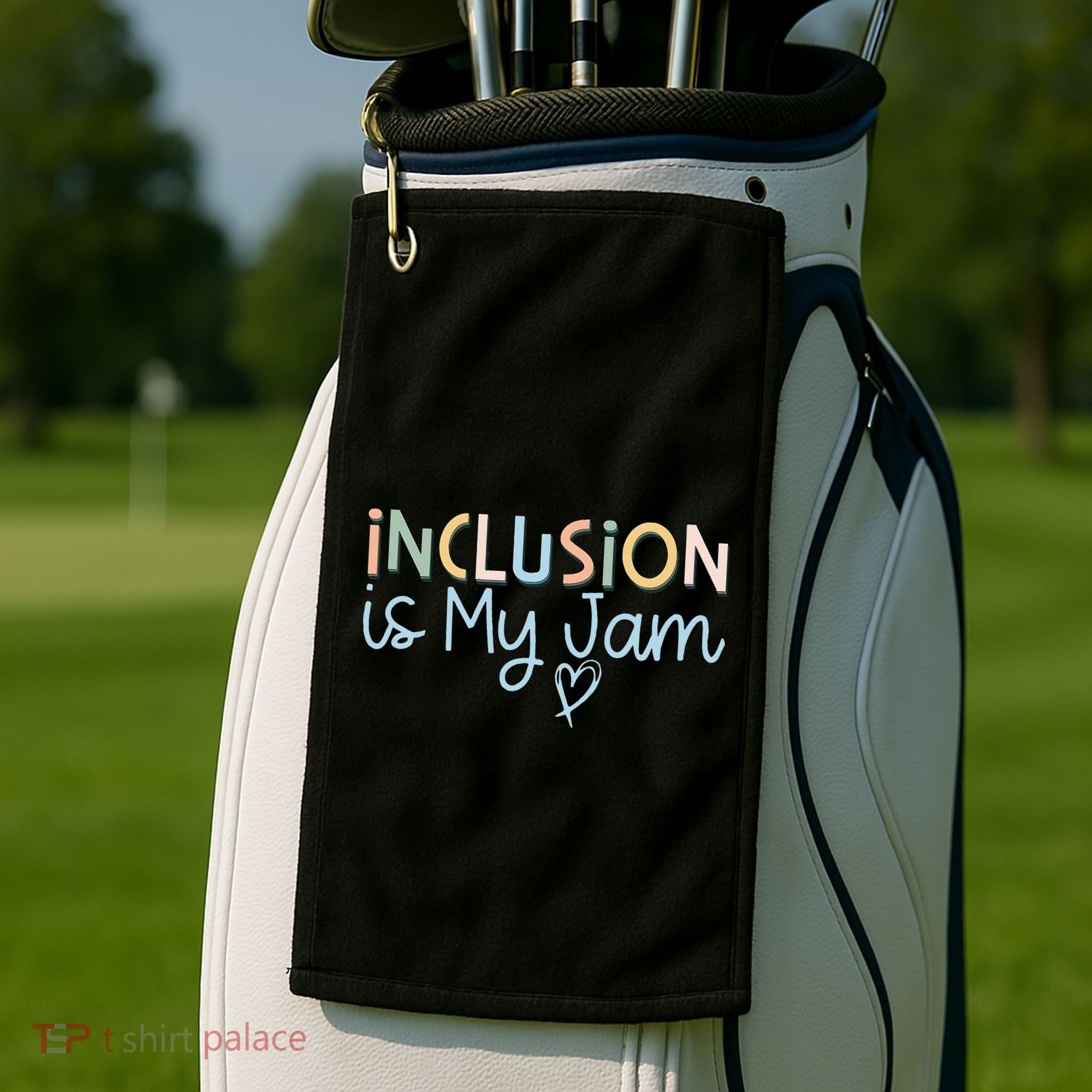 Neurodiversity Inclusion Is My Jam Autism Special Needs Mom Golf Towel