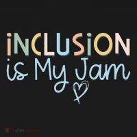 Neurodiversity Inclusion Is My Jam Autism Special Needs Mom Women's Crop Top Tee thumb 4