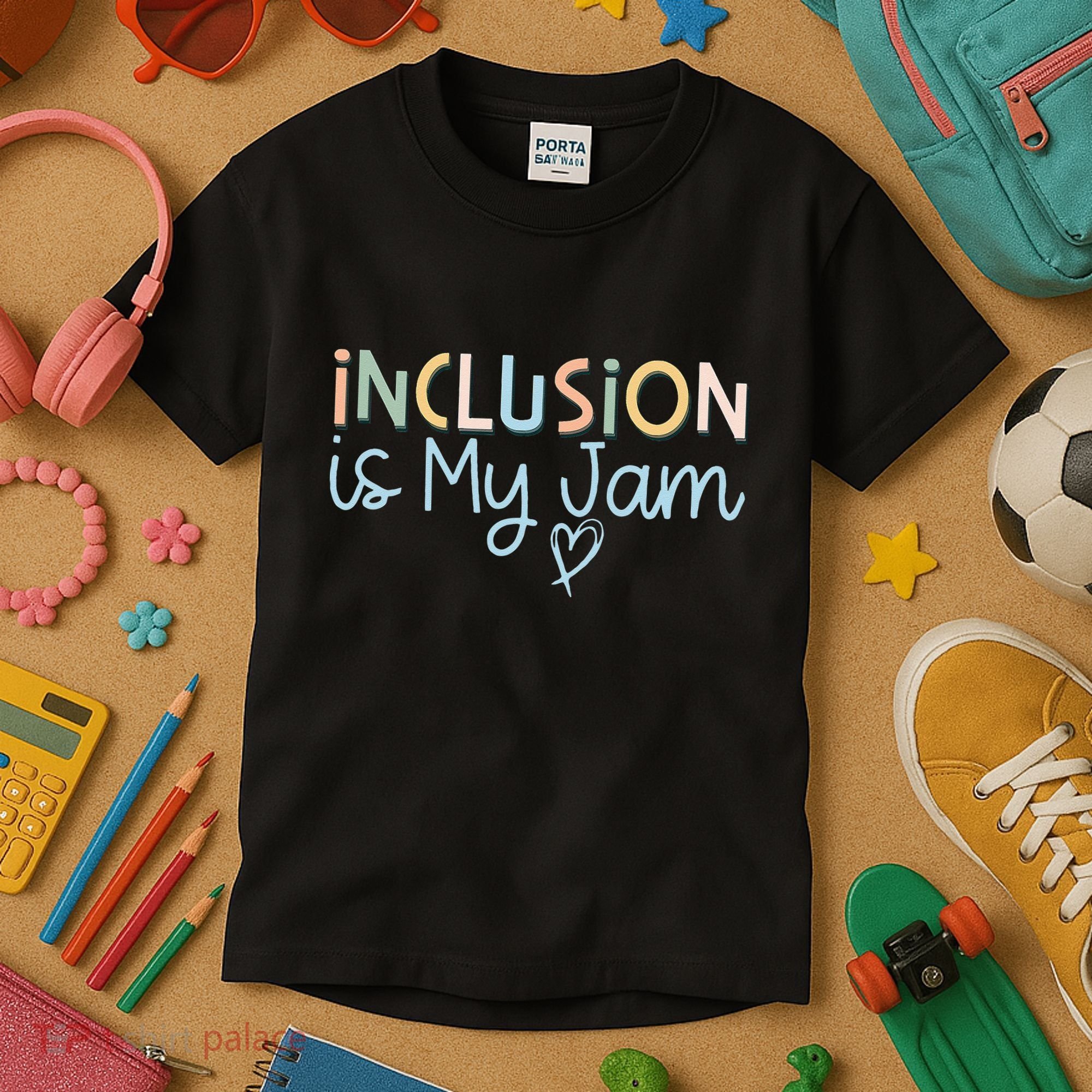 Neurodiversity Inclusion Is My Jam Autism Special Needs Mom Kids T-Shirt