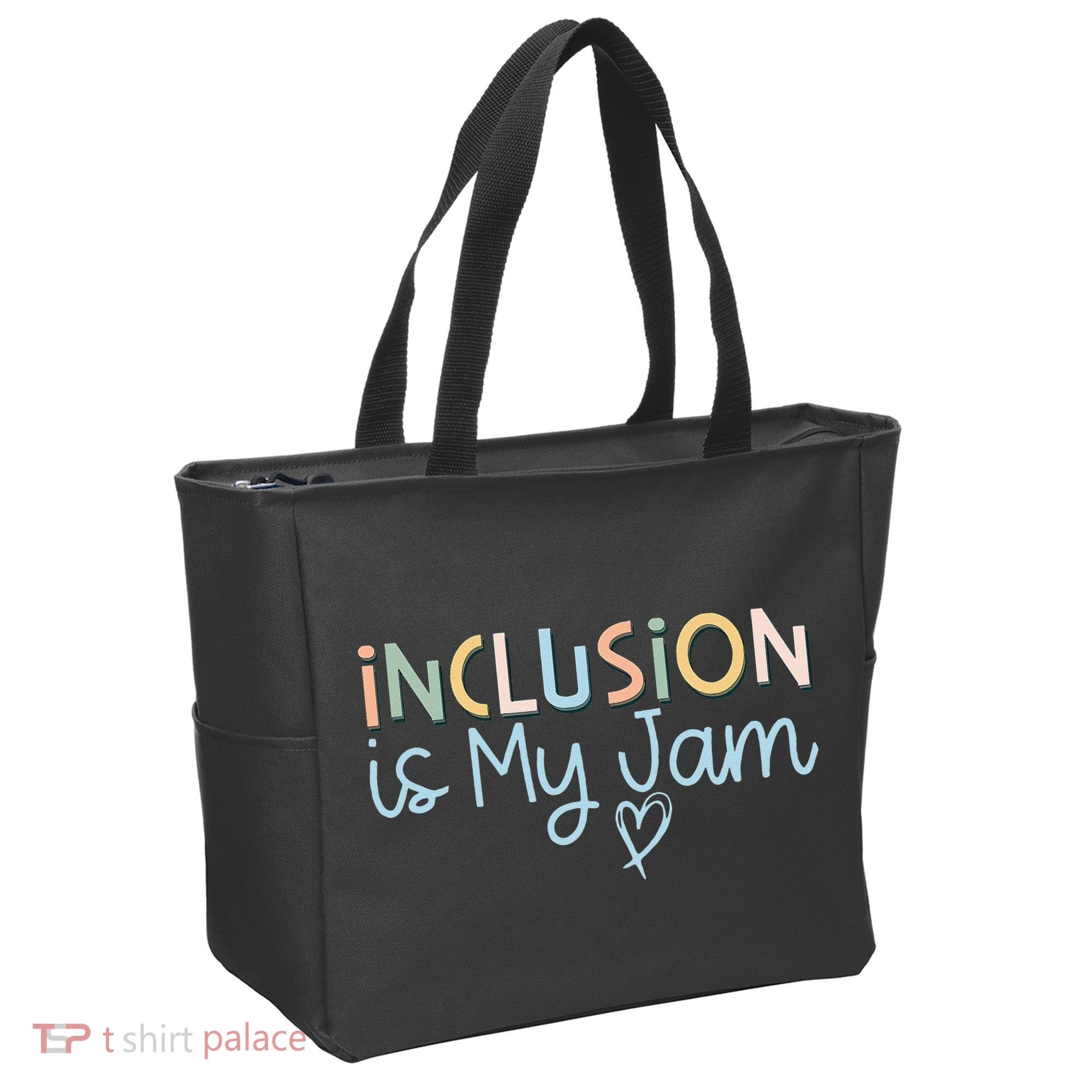 Neurodiversity Inclusion Is My Jam Autism Special Needs Mom Tote Bag