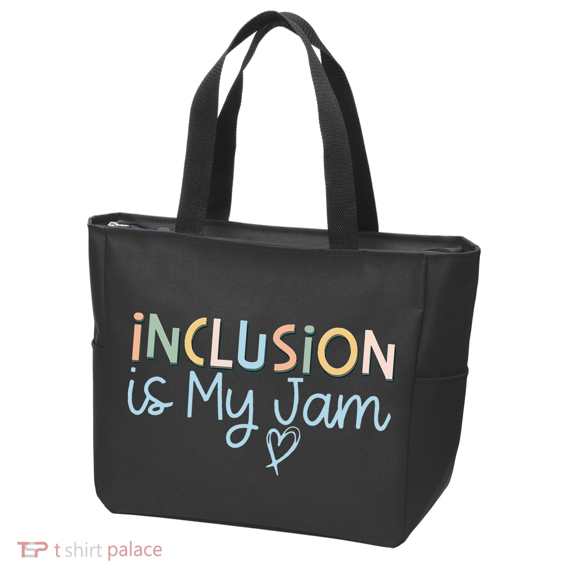 Neurodiversity Inclusion Is My Jam Autism Special Needs Mom Tote Bag