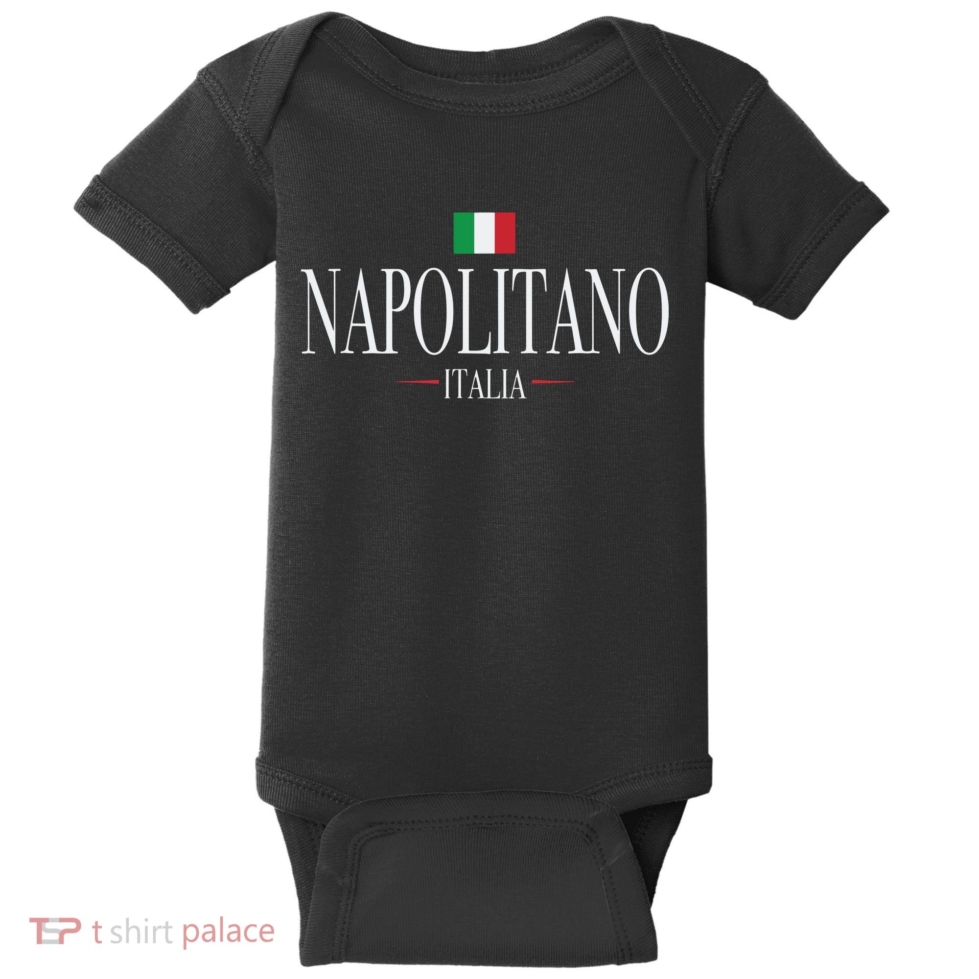 Napolitano Italia Italian Flag Baby Bodysuit
