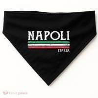 Naples Italy Italian Flag Souvenirs Gift Napoli USA-Made Doggie Bandana thumb 0