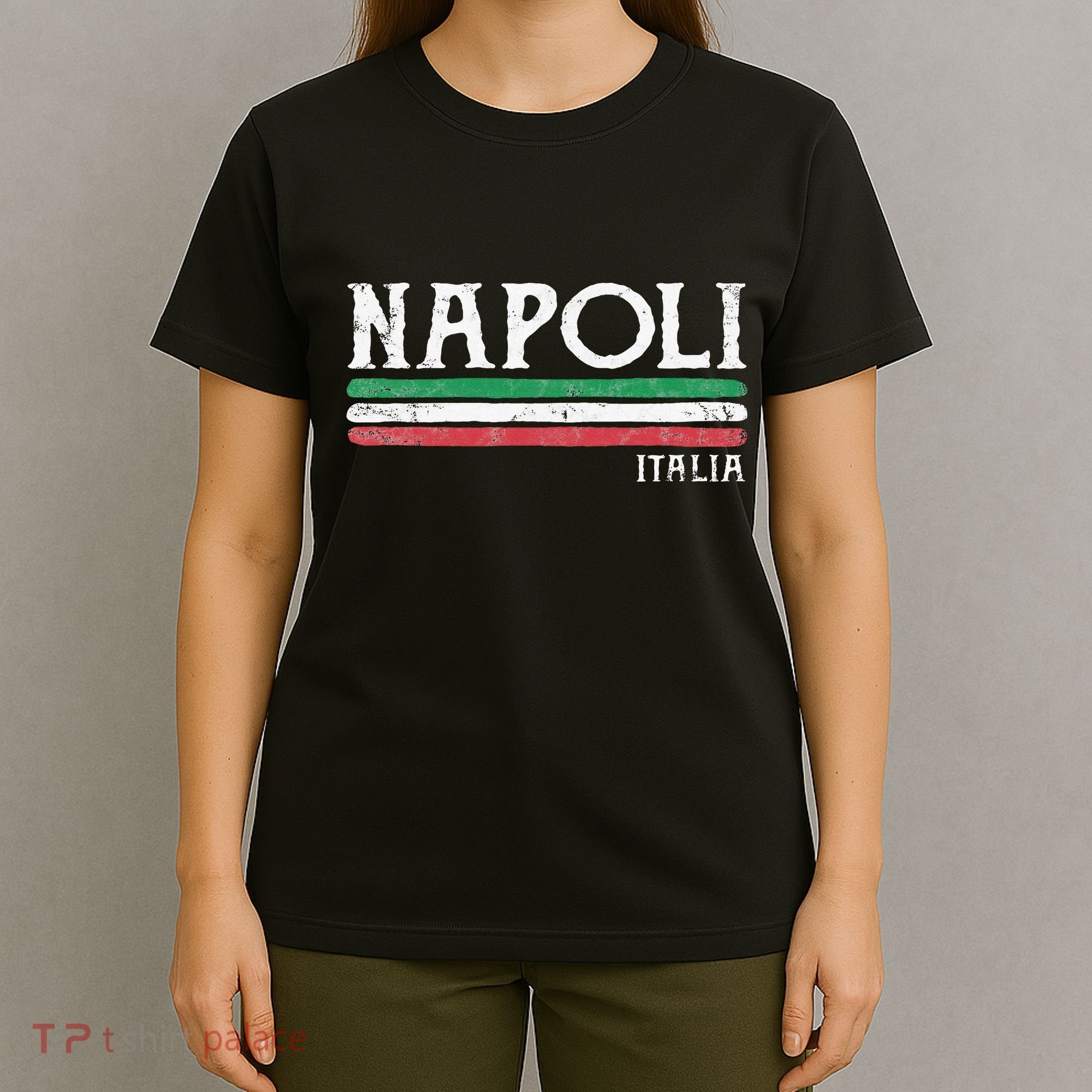 Naples Italy Italian Flag Souvenirs Gift Napoli T-Shirt